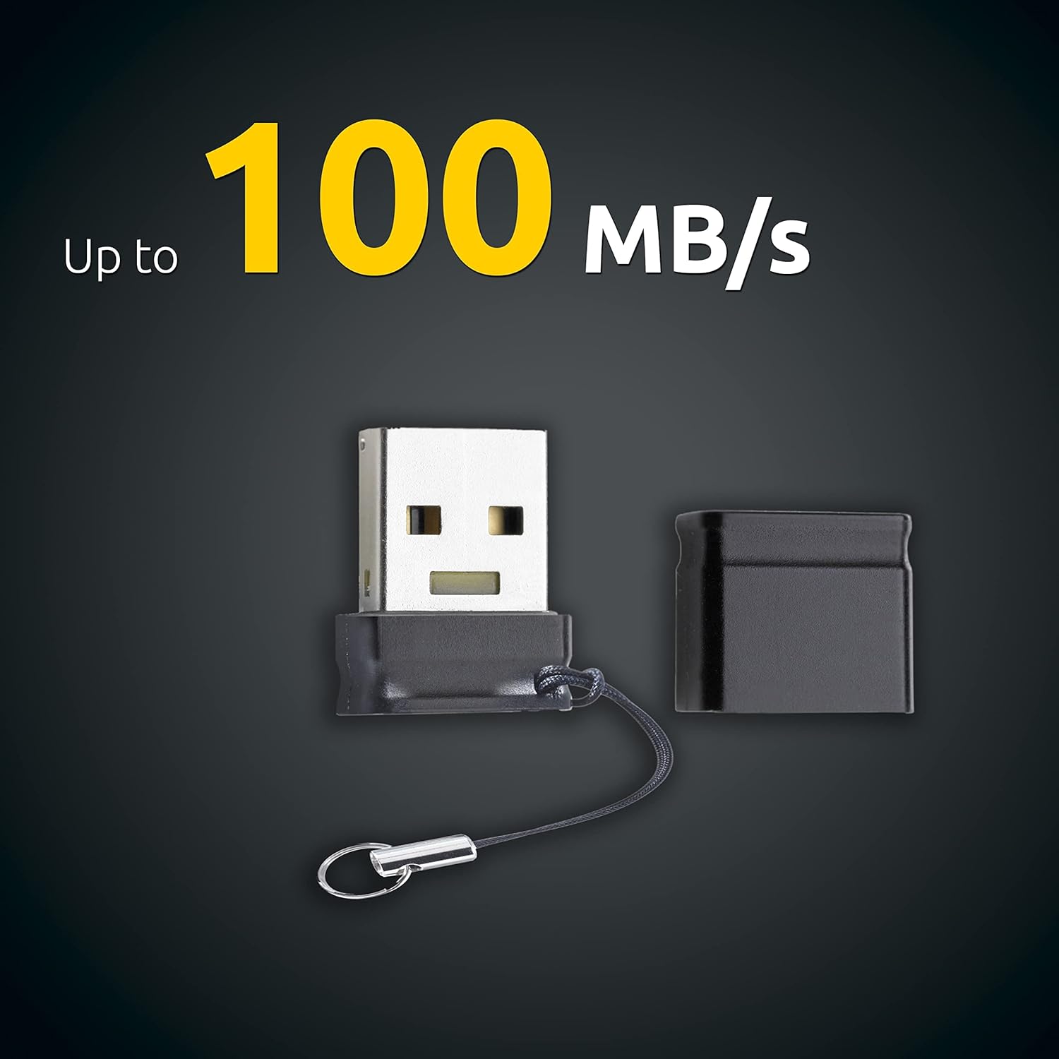 Intenso Slim Line - 128 GB Chiavetta USB 3.2 Gen 1x1 - Memoria USB portatile - velocità ottima fino a 100 MB/sec., nero