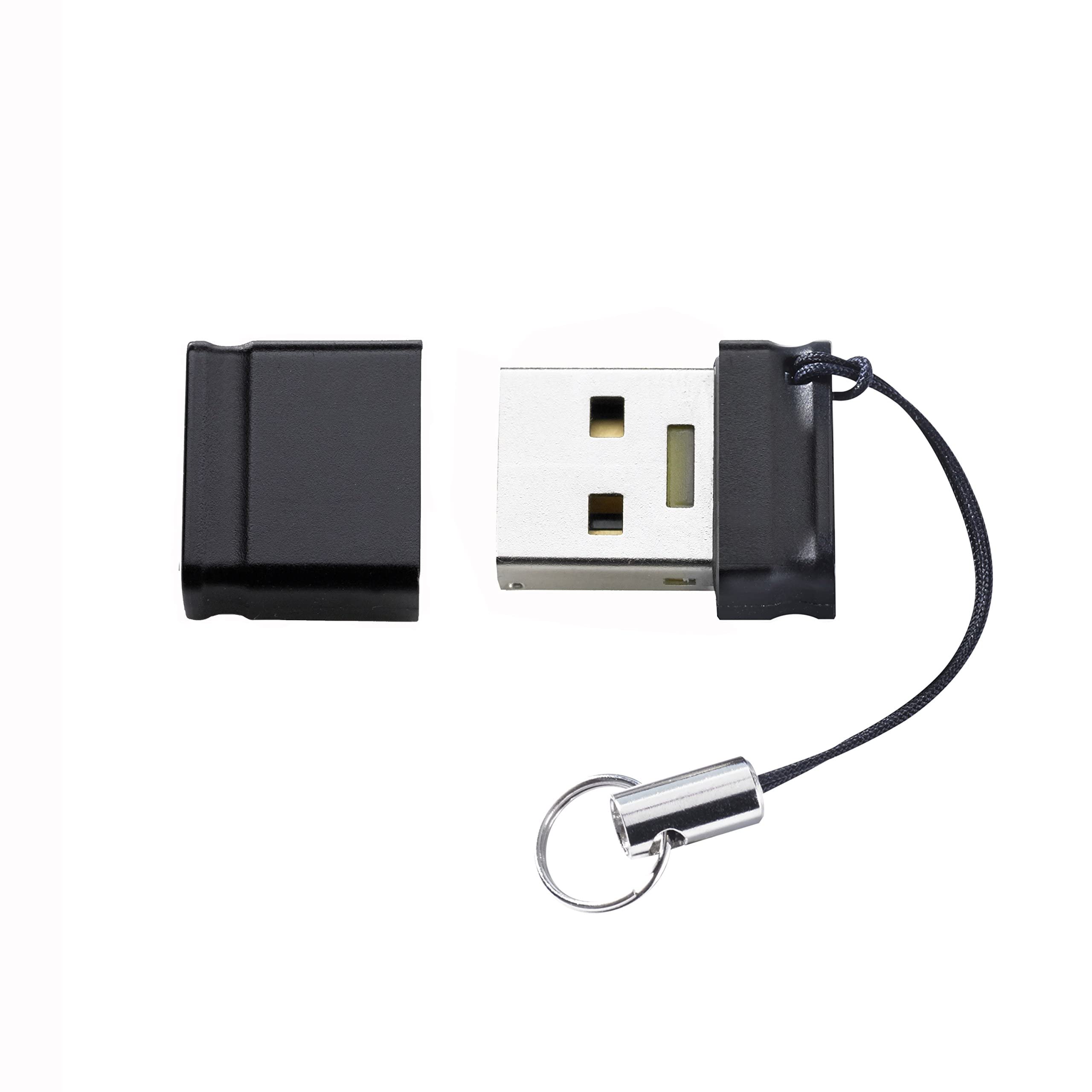 Intenso Slim Line - 128 GB Chiavetta USB 3.2 Gen 1x1 - Memoria USB portatile - velocità ottima fino a 100 MB/sec., nero
