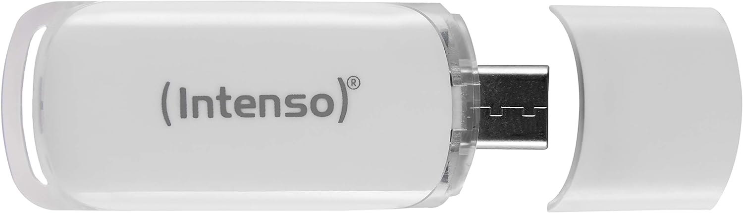 Intenso Flash Line 64 GB - TYPE C Flash Drive - Super Speed USB 3.1, white