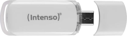 Intenso Flash Line 64 GB - TYPE C Flash Drive - Super Speed USB 3.1, white