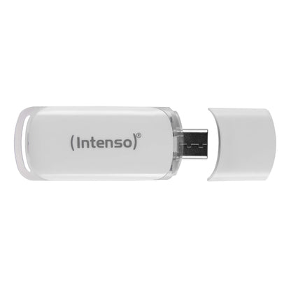 Intenso Flash Line 128 GB - TYPE C Flash Drive - Super Speed USB 3.1, white
