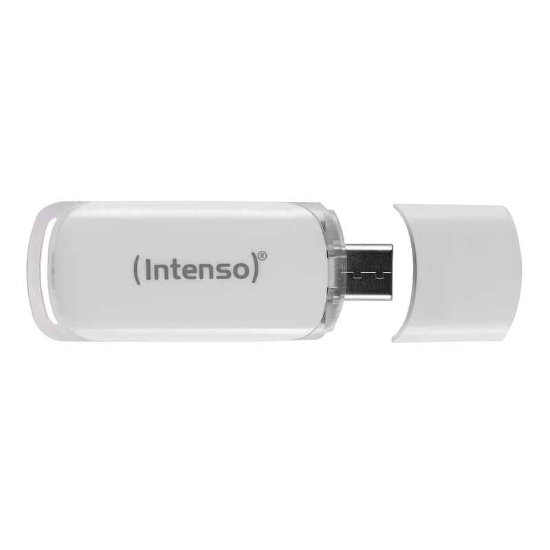 Intenso Flash Line 128 GB - TYPE C Flash Drive - Super Speed USB 3.1, white