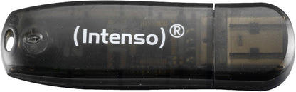 Intenso Rainbow Line USB 2.0 Flash Drive 3 x 32 GB Yellow Red and Black