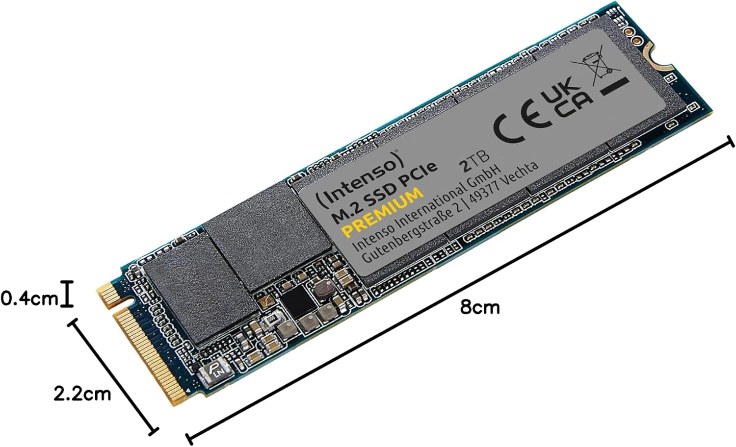INTENSO SSD 2.0TB Premium M.2 PCI3