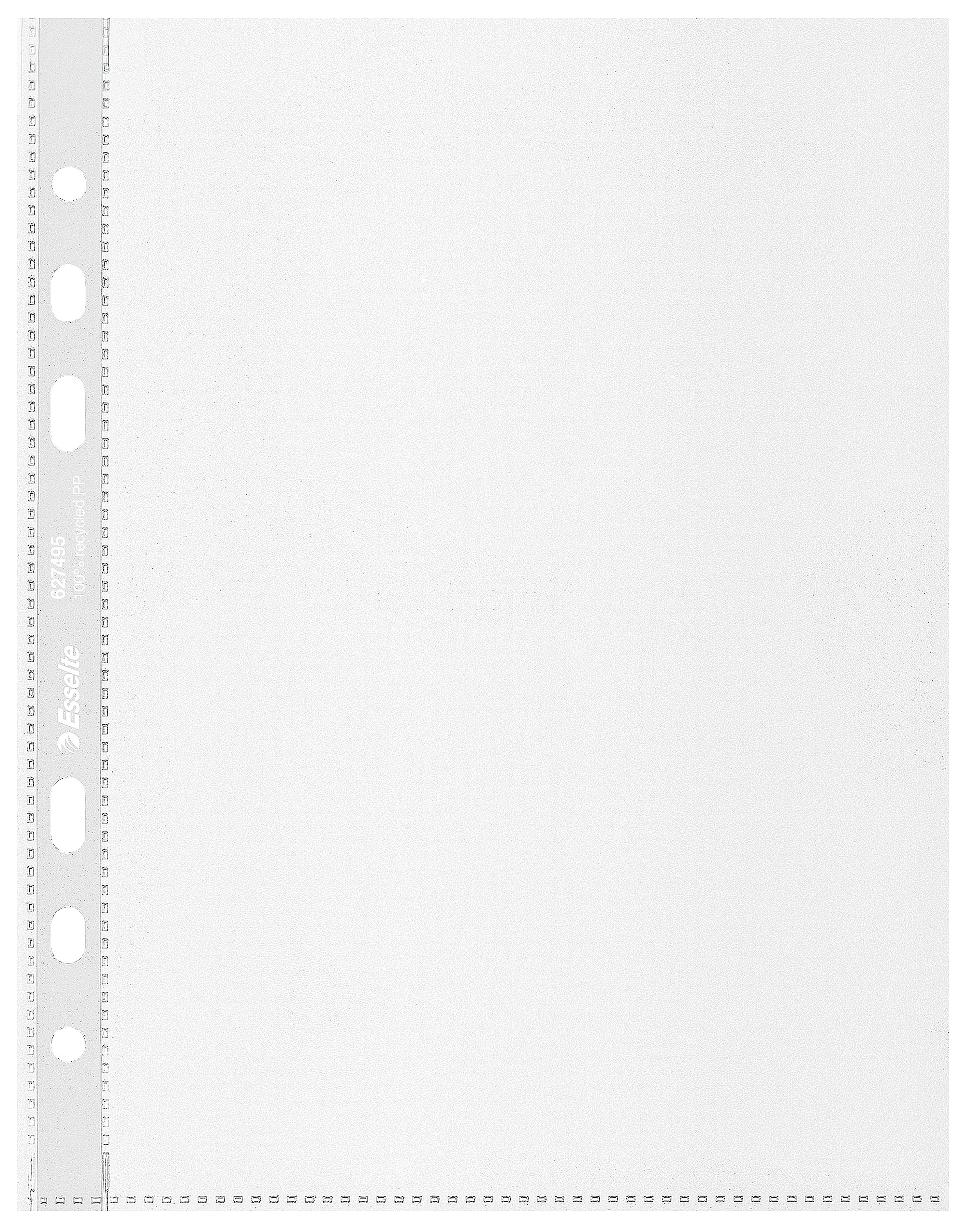 Esselte Recycle A5 Zakken, Gerecycled PP, 70 Micron, Plastic Showtas, Set van 100, 627495