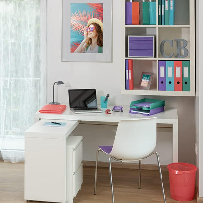 Esselte Rapid Mini Pinzatrice con Leva Punti Integrato e 1000 Punti Metallici Inclusi, Capacità 10 Fogli, Utilizzabile a Casa e in Ufficio, Gamma Colour'Breeze, 93 mm x 33 mm x 125 mm