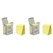 Post-it Recycling Notes Canary Yellow, Pack of 6 Pads, 100 Sheets per Pad, 38 mm x 51 mm, Yellow Color - Self-Stick Notes Made from 100% Recycled Paper Standard Yellow