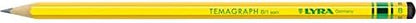 Lyra TEMAGRAPH B Pack of 12 Graphite Pencils (B