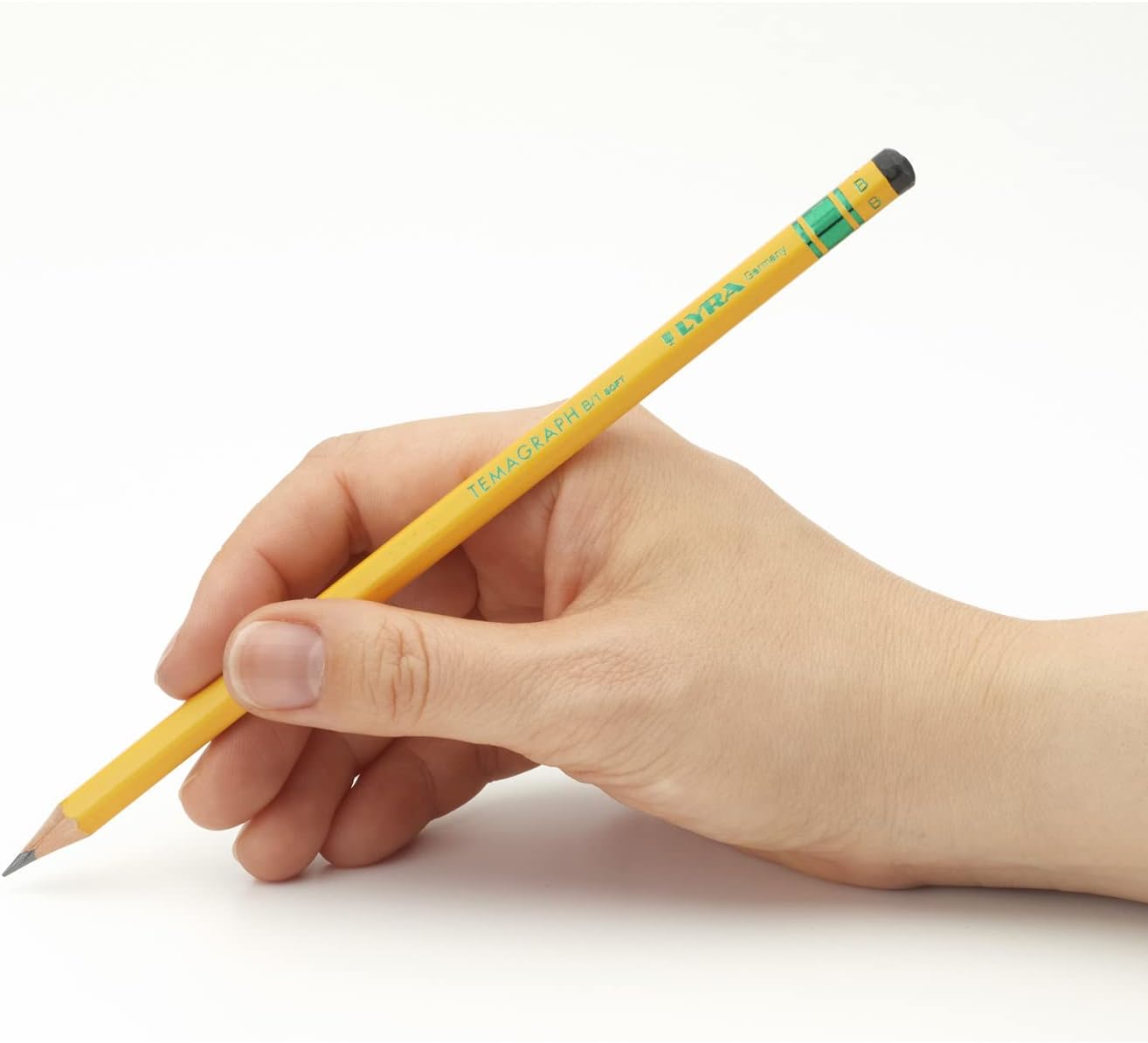 Lyra TEMAGRAPH B Pack of 12 Graphite Pencils (B