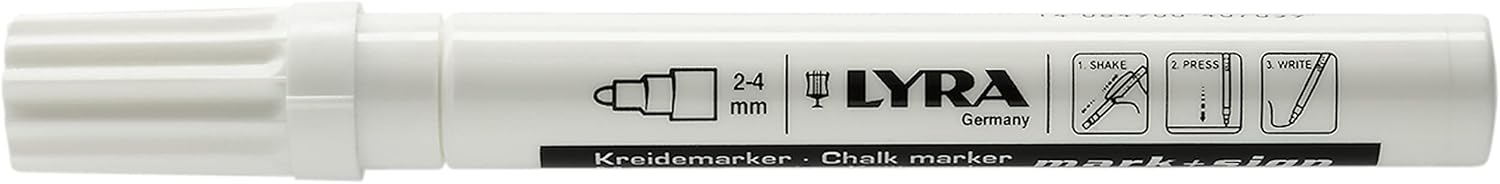 Lyra L4410001 Chalk Marker, White