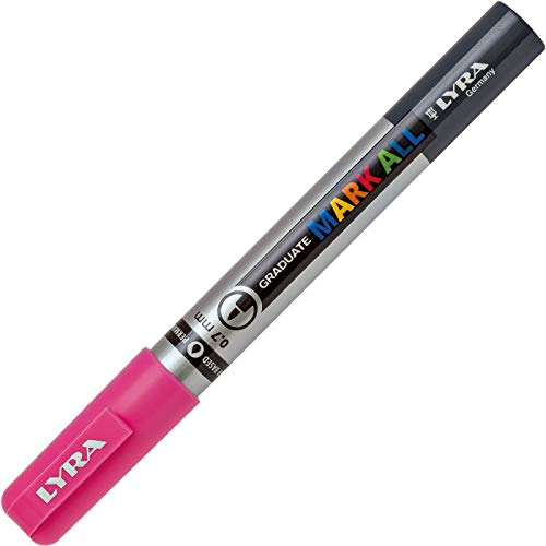 LYRA 6 Marcatori Permanenti Graduate Mark All 0,7mm (Rosa)