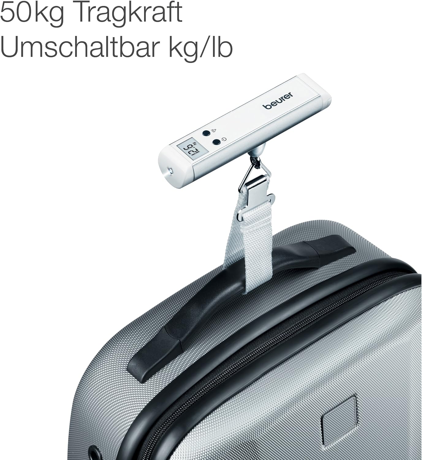 Beurer LS 06 / LS 10 Kofferwaage, Gepäckwaage ideal für Flugreisen