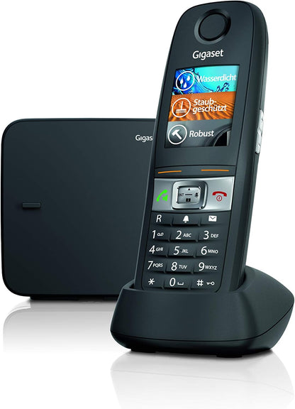 Gigaset E630 - telephones (DECT, Desk/Wall, Black, TFT, AAA, Polyphonic)