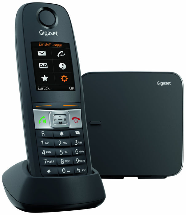 Gigaset E630 - telephones (DECT, Desk/Wall, Black, TFT, AAA, Polyphonic)