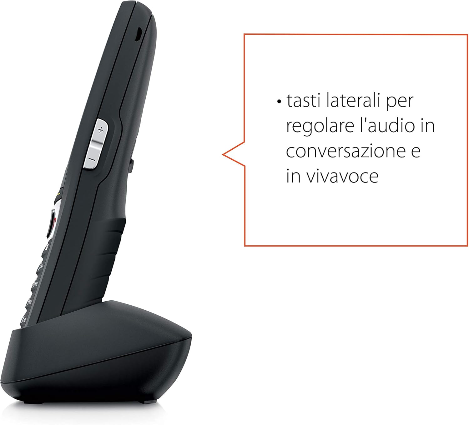 Gigaset E630 - telephones (DECT, Desk/Wall, Black, TFT, AAA, Polyphonic)