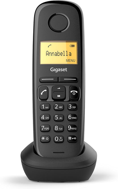 Cordless Gigaset A170 Trio Black Black Three Hand-held
