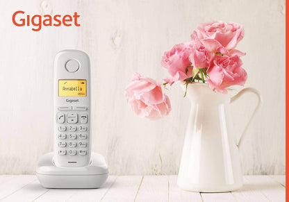 Cordless Gigaset Cordl.A170 White 50 Memo PLF Dis.Alfanum