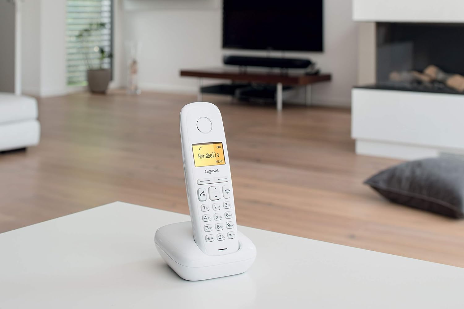 Gigaset A270 Téléphone DECT Identification de l'appelant Blanc