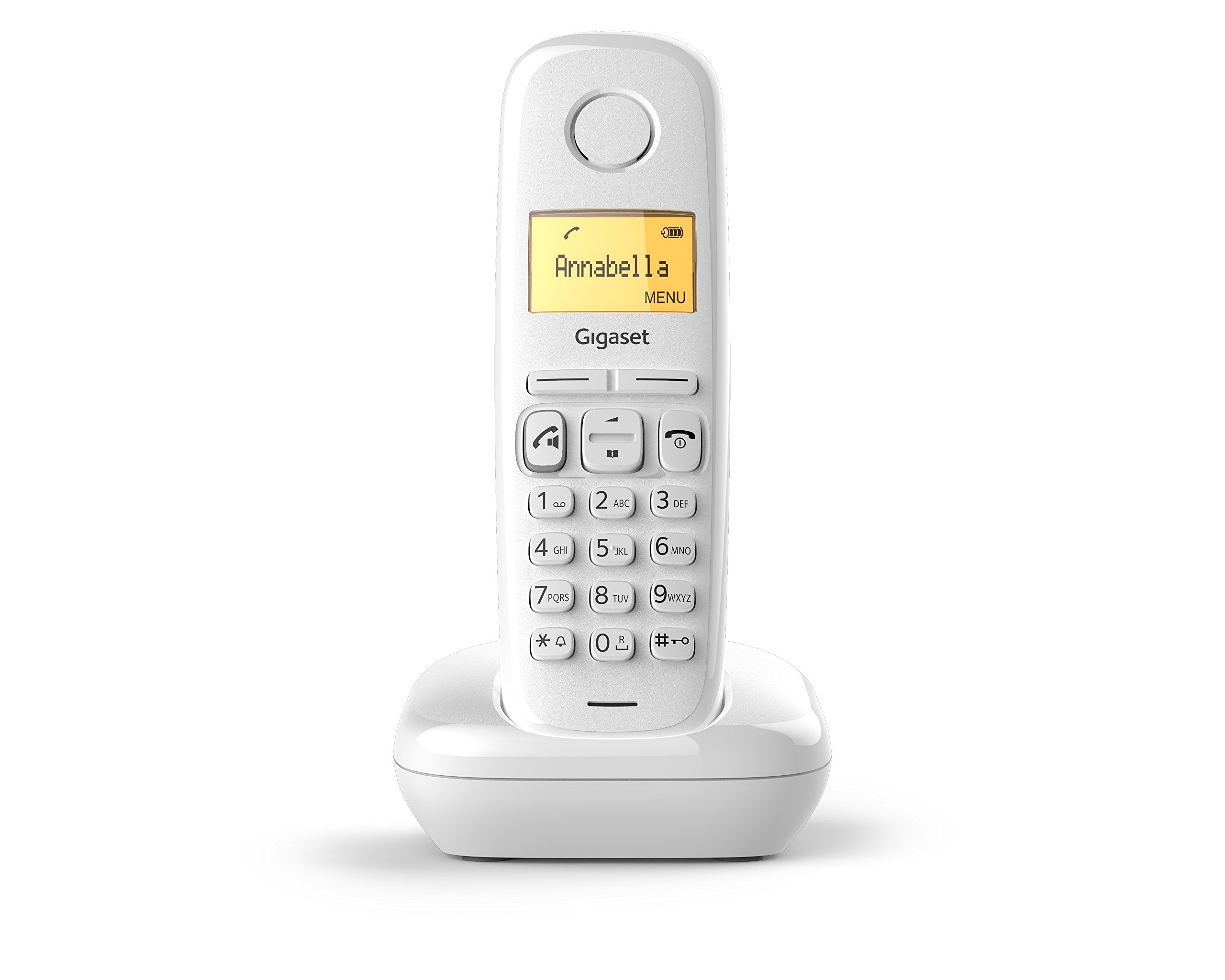 Gigaset A270 Téléphone DECT Identification de l'appelant Blanc
