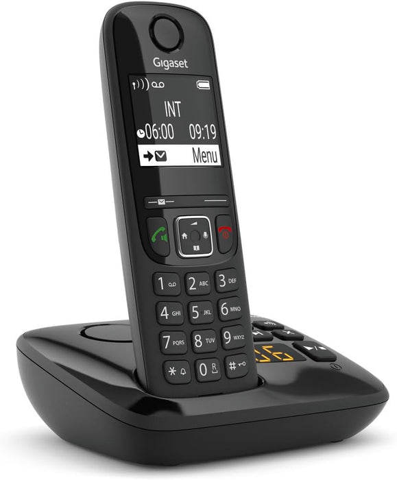 GIGASET AS690 BLACK DECT CON SEGRETERIA