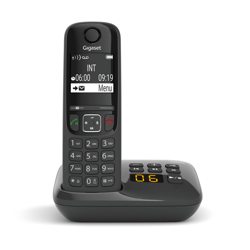 GIGASET AS690 BLACK DECT CON SEGRETERIA