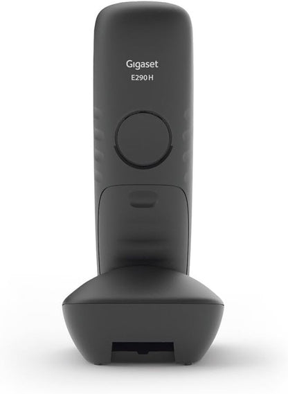 Gigaset E290HX big button extra handset with charging stand - black int.