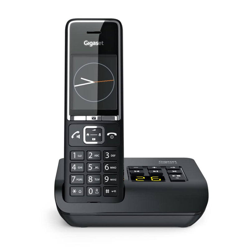 Gigaset COMFORT 550A Téléphone analog/dect Identification de l'appelant Noir