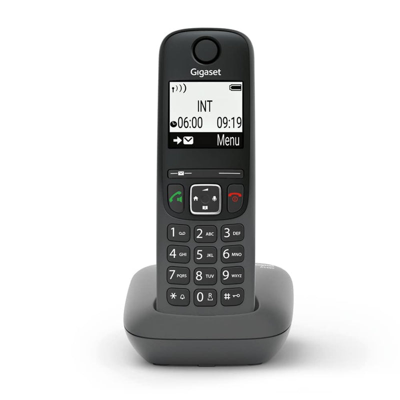 Gigaset Cordless AS490 Telephone, Black