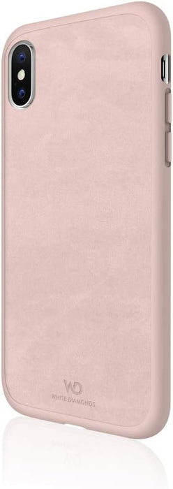 Hama White Diamonds Promise Protective Case for Apple iPhone Xs - Ideal Protective Lightweight Plastic Case - Coral