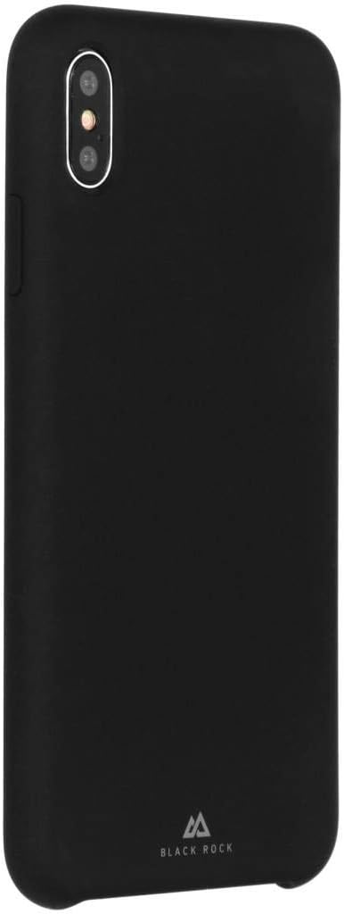 Black Rock"Fitness" Protective Case for Apple iPhone Xs Max - Perfect Protection - Silicone - Ideal for Outdoor and/or Sports Activities - 180 Degree Protection - Black