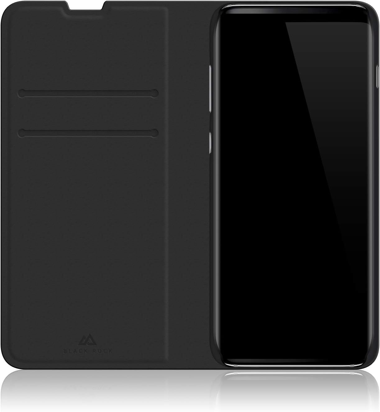 Black Rock - The Standard Booklet Case for Samsung Galaxy S10 | Wallet, Compartments, Stand Function, Magnetic (Black
