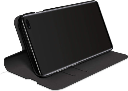 Black Rock - The Standard Booklet Case for Samsung Galaxy S10 | Wallet, Compartments, Stand Function, Magnetic (Black