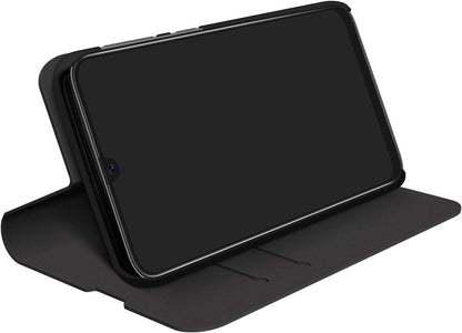 Black Rock - Case booklet flip case suitable for Samsung Galaxy A50 | The Standard mobile phone case, 360 degree cover, magnetic closure (black