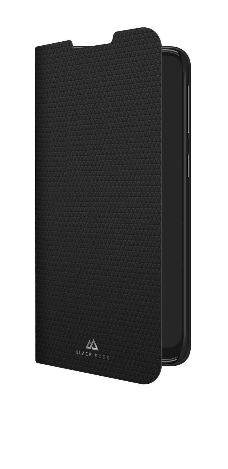 Black Rock - Case booklet flip case suitable for Samsung Galaxy A50 | The Standard mobile phone case, 360 degree cover, magnetic closure (black