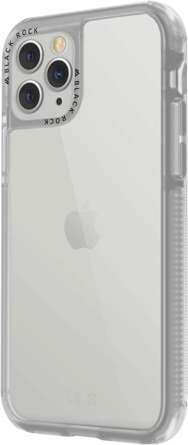 Black Rock Robust Transparent Protective Case for Apple iPhone 11 Pro, Plastic, Ideal for Outdoor and/or Sports Activities, 180 Degree Protection, Transparent