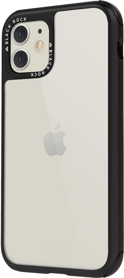 Hama Black Rock"Robust Transparent" Protective Case for Apple iPhone 11 / Plastic/Ideal for Outdoor Activities/Sports / 180° Protection/Black