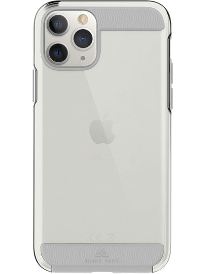 Black Rock - Air Robust Case for Apple iPhone 11 Pro Max | Transparent, Strong Protection, Impact Protection (Grey/Transparent