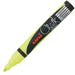 Uni-Ball Rotuladores de tiza líquida PWE-5M Amarillo (6 Piezas