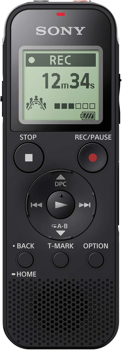 Sony ICD-PX470 Digital Wide-Stereo MP3 Voice Recorder with S-Microphone, Built-In USB, 4 GB Memory, SD Memory Slot and 55 Hours Recording