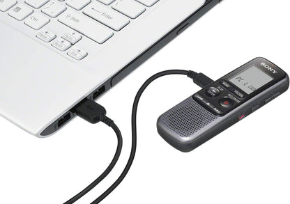 Sony ICD-PX470 Digital Wide-Stereo MP3 Voice Recorder with S-Microphone, Built-In USB, 4 GB Memory, SD Memory Slot and 55 Hours Recording