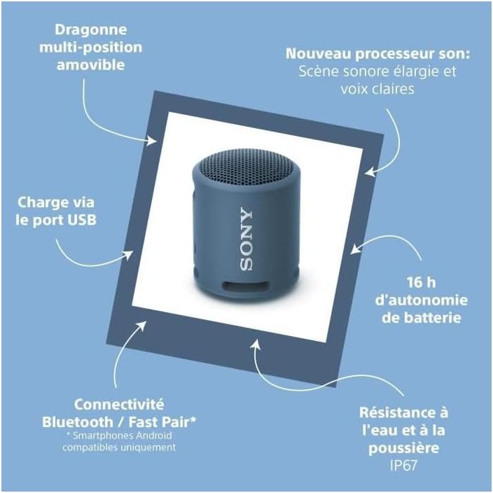 Portable Speaker Sony Srsxb13 5W