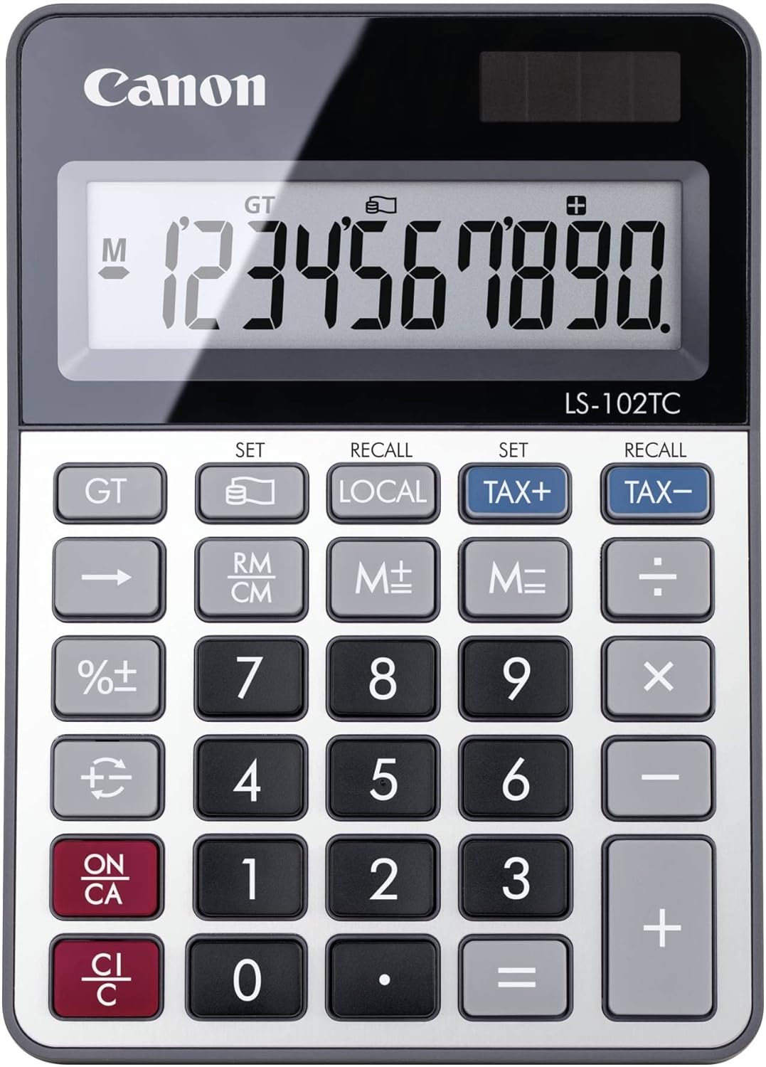 CANON CALCULATRICE DE TABLE LS-102 TC, ALIMENTATION PAR PILE