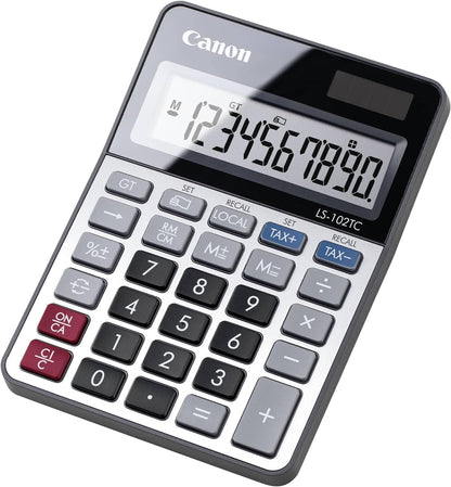 CANON CALCULATRICE DE TABLE LS-102 TC, ALIMENTATION PAR PILE