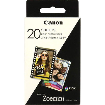 Canon Zoemini ZINK Photo Paper (Pack of 20 Sheets