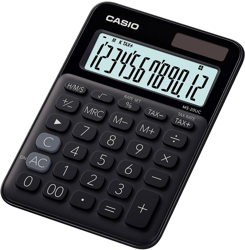 Casio MS-20UC-BK Desktop Calculator