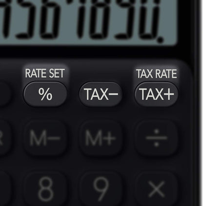 CASIO SL-310UC Calculator, 10 Digits, Trendy Colours, Tax Calculation, Thousands of Division, Solar/Battery Operated, 1 Piece, 0.8 x 7 x 11.8 cm