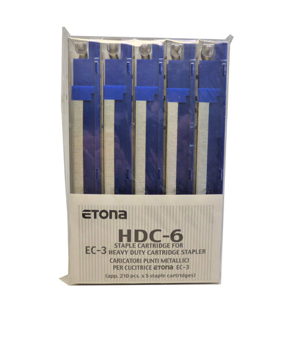 Etona Heftklammer-Kassetten Heftklammer Refill Kassetten HDC 6