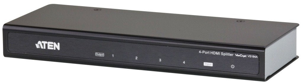 ATEN VS184A-AT-G VanCryst HDMI Splitter 4 Way 4k x 2k UHD Resolution Black