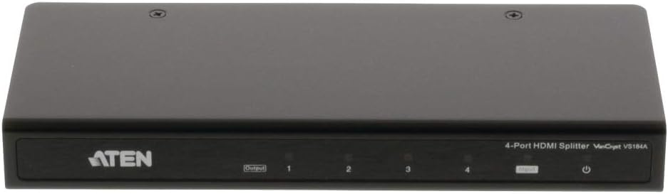 ATEN VS184A-AT-G VanCryst HDMI Splitter 4 Way 4k x 2k UHD Resolution Black