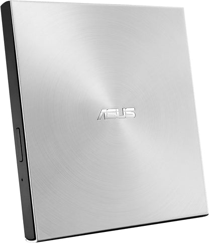 ASUS SDRW-08U8M-U external ultraslim 8X DVD writer, USB Type C, Mac Compatible, 13.9mm Ultraslim, M-DISC support, Disc Encryption, NERO Backitup, E-Green, E-Media